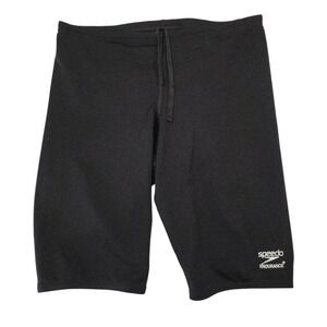 Speedo Endurance+ Swim Jammer Shorts sz 30 Mens Black 805014 Beach Water Polo